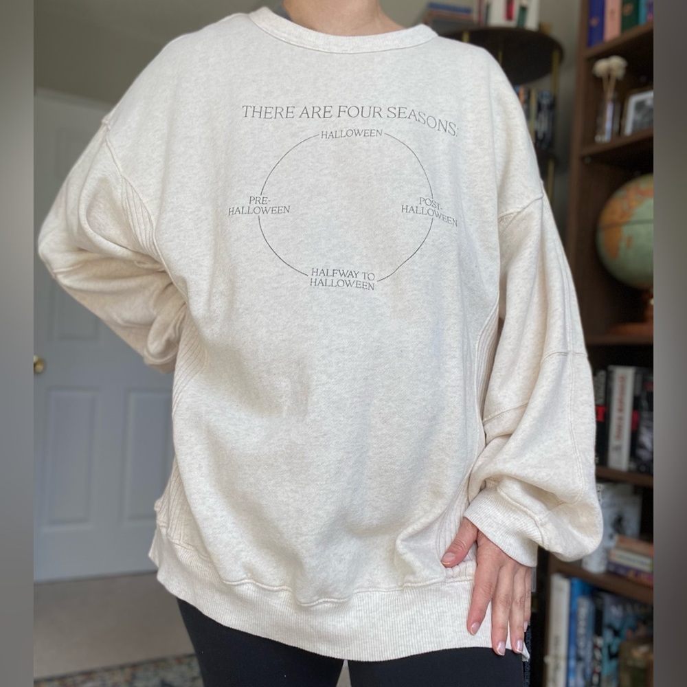 NWT Aerie Halloween Oversized Sweater - Picture 2 of 5
